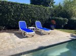 Unwind & relax on the poolside lounge chairs